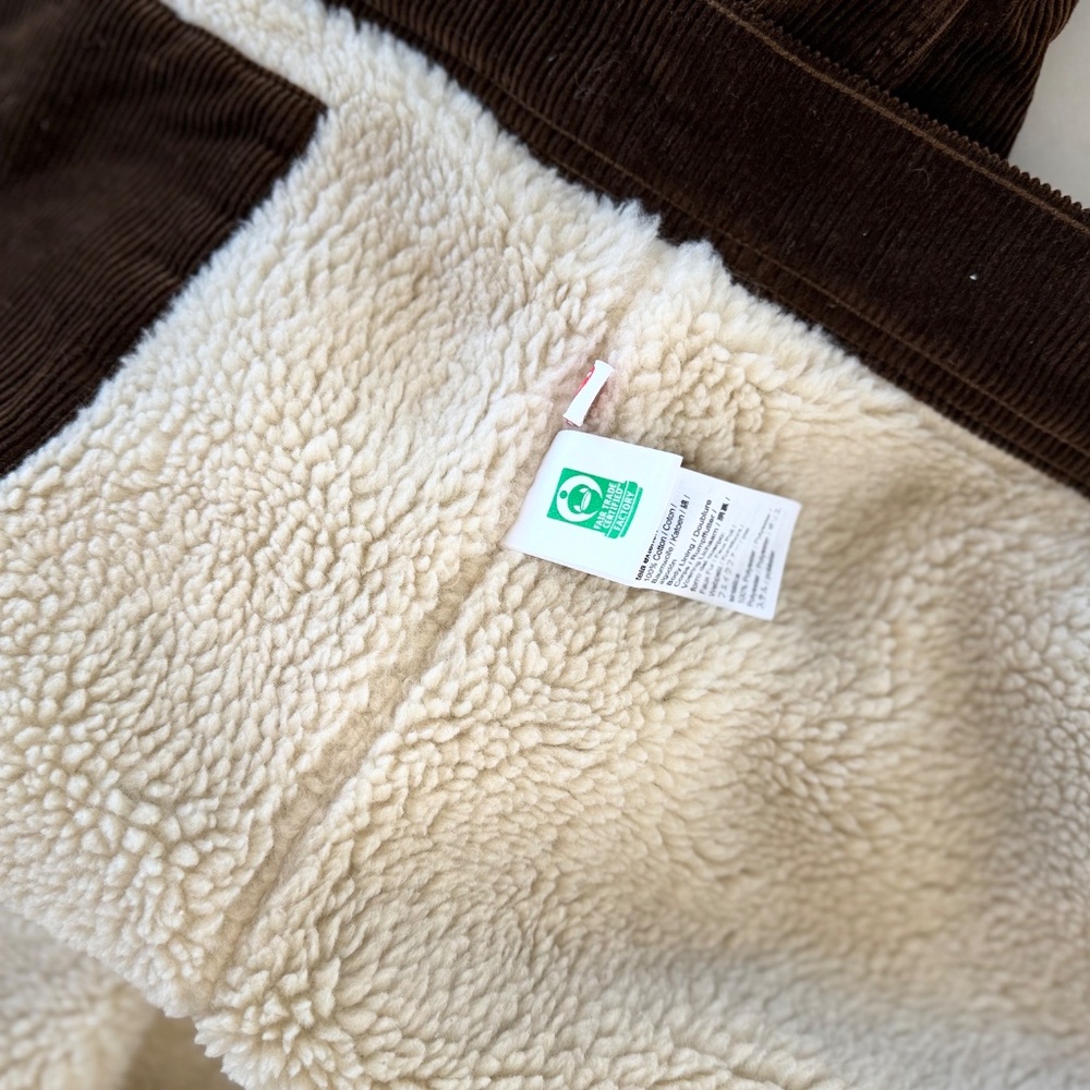 J Crew Wallace & Barnes Corduroy Sherpa Trucker/Farm Jacket View 5